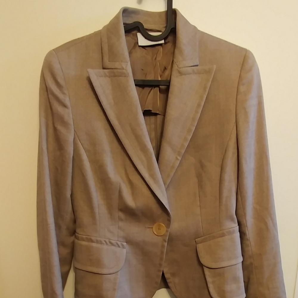 Akris Punto 100% Wolle-laine-wool Beige Blazer - Picture 1 of 14